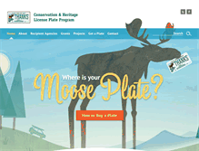 Tablet Screenshot of mooseplate.com